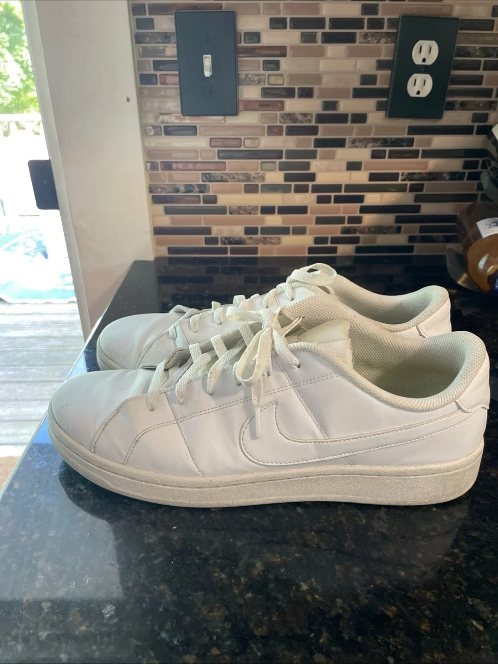 Nike Court Royale Triple White Men’s Size 13 Good Condition No Box